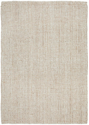 Scandi natural rug — flat lay showing full pattern and natural colourway