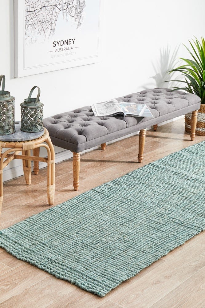 Eco Barker Blue Runner Rug