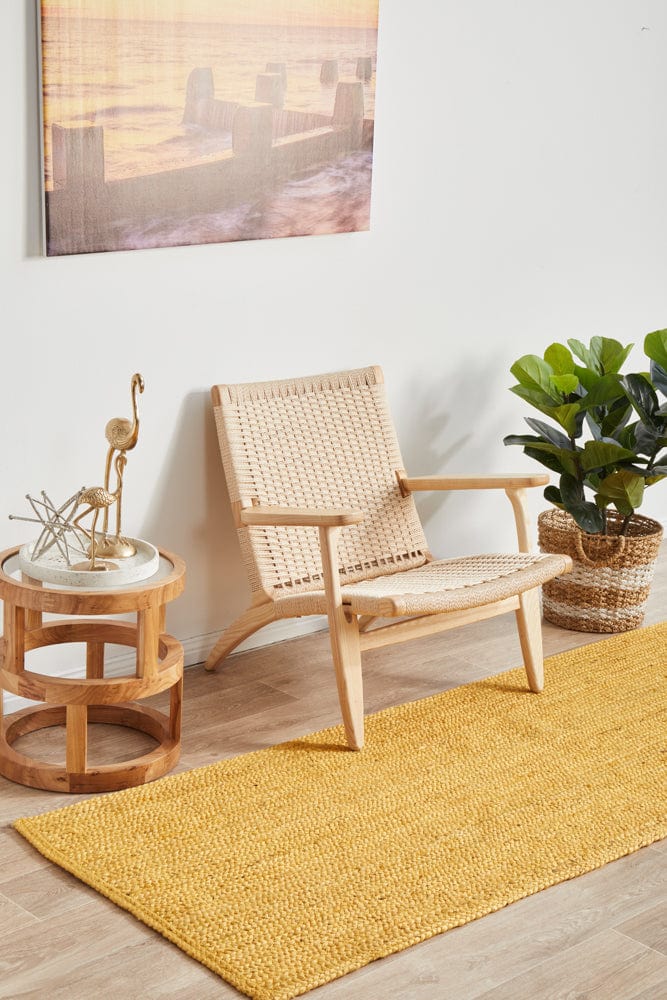 Agonda Yellow Runner Rug