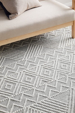 Kate rug — 225x155cm size shown in dining area