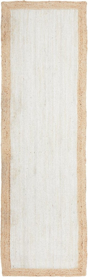 Byron 333 White Natural rug — product shot on white background showing full pattern