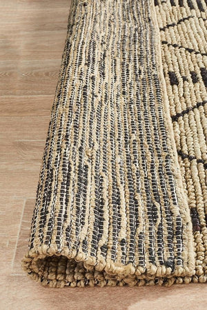 Kenya Kasa Hand Woven Tribal Jute Rug
