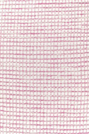Evoke Pink flatweave rug — full product shot on white background