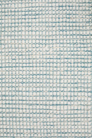 Evoke Turquoise flatweave rug — full product shot on white background