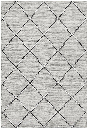 Jasmin flatwoven rug — close-up of geometric texture and weave detail