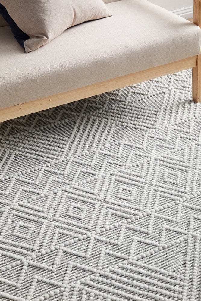 Kate rug — 225x155cm size shown in dining area