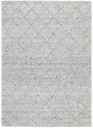 Noah flatwoven rug — close-up of geometric texture and weave detail