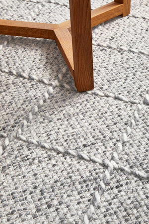 Noah wool rug — landscape lifestyle image, minimalist interior style