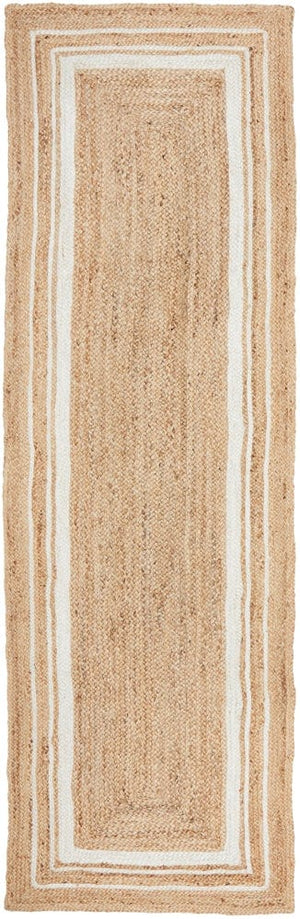 Byron 111 Natural rug — product shot on white background showing full pattern