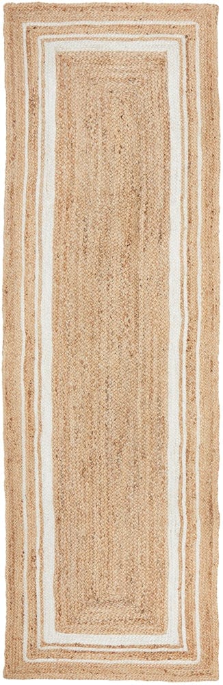 Byron 111 Natural rug — product shot on white background showing full pattern