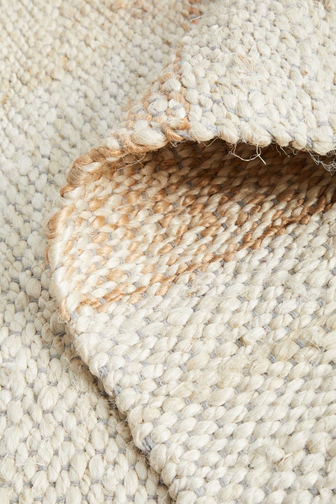 Byron 555 Natural White Runner Rug