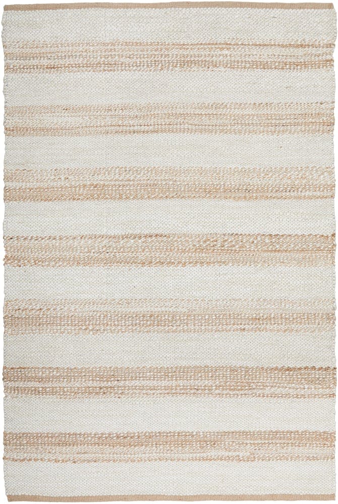 Byron 555 Natural White rug styled in a Hamptons-inspired living room