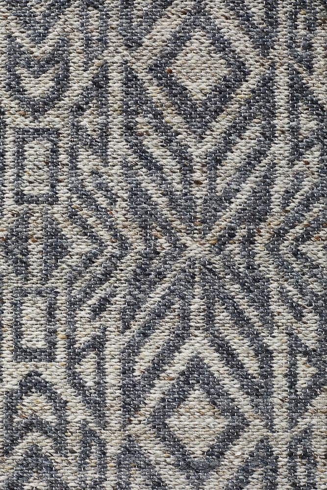 Sammy handwoven wool rug — full product shot on white background